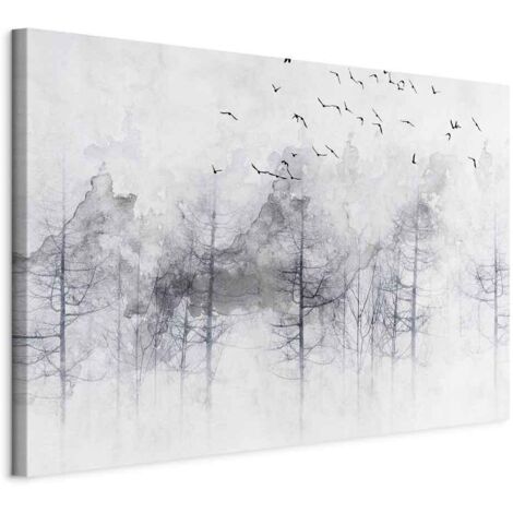 Gemälde – Winterwald (1-teilig) breit