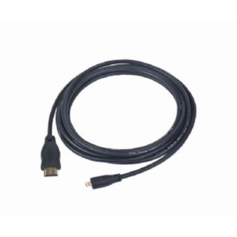 Gembird 3m HDMI-M/micro HDMI-M cable HDMI HDMI HDMI type A (Standard) HDMI type D (Micro) Noir