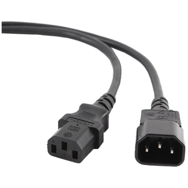 

Kabel ZASILAJĄCY (PRZEDŁUŻACZ) 1.8M IEC320 C13/C14 - Gembird