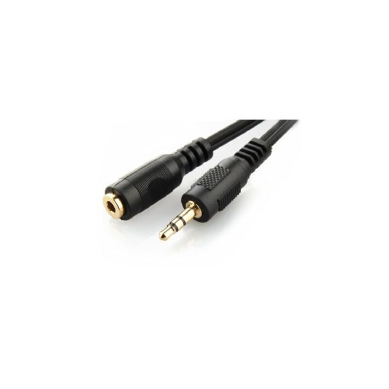 Câble d'extension audio Cablexpert Hommes Mini-prise stéréo 3,5 mm Mini-prise stéréo 3,5 mm Noir 5 m