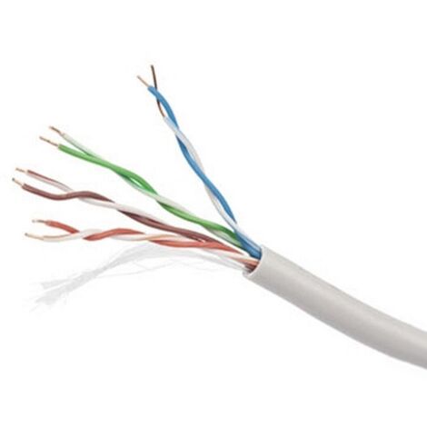 gembird Câble réseau CAT5e UTP 100 mètres gris