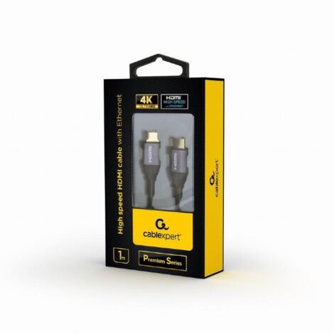 Gembird Cavo HDMI ad alta velocità con ETHERNET ''Serie Premium'', 1M