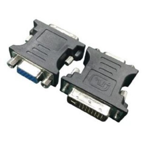 Gembird Connecteur D-Sub 15 broches (DB-15)  Femelle  DVI  Mâle  Noir