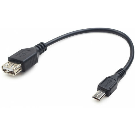 Câble semi-rigide USB 2.0 mâle vers USB 2.0 femelle Delock - 0,15m