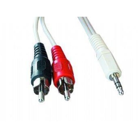 GEMBIRD KABELBUCHSE A 2xRCA/3,5mm M/M 1,50M