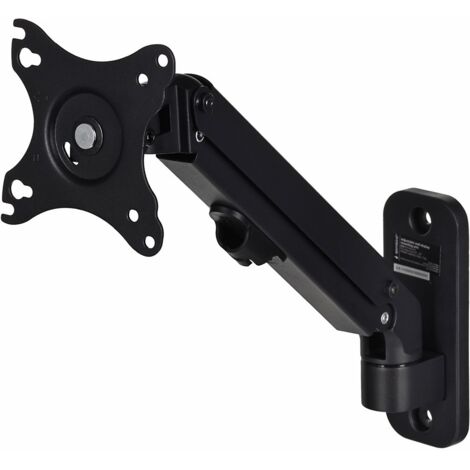 Gembird MA-WA1-01 support pour moniteur 68,6 cm (27") Noir Mur