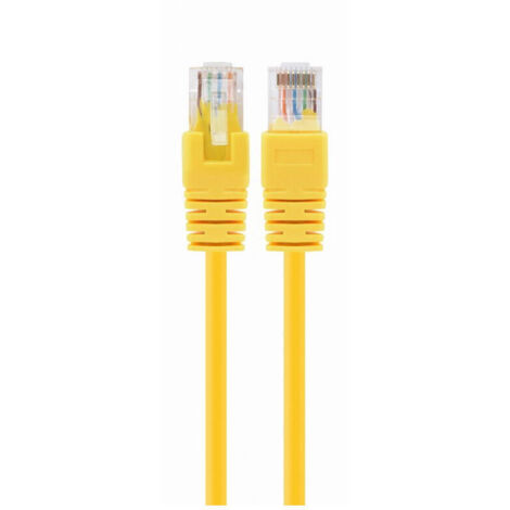 gembird PP6U-0.25M Y amarillo cable de red Cat6