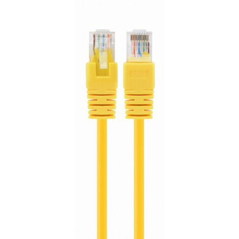gembird PP6U-0.25M Y cavo di rete Cat6 giallo