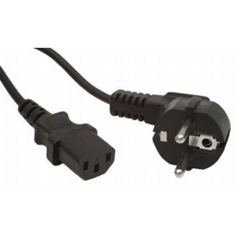 GEMBIRD SCHUCO STROMVERSORGUNGSKABEL ZU C13 1,80M Schwarz PC-186