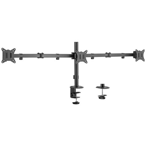 GEMBIRD Soporte Ajustable para 3 Pantallas (inclinable), 17 '-32', hasta 7 kg Marca