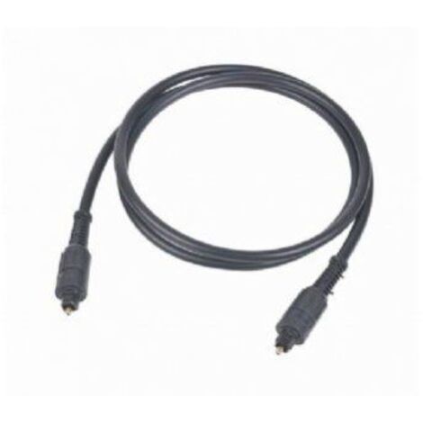 Gembird Toslink, 2m cable de audio Negro