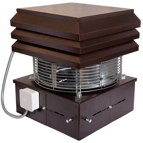 Gemi Elettronica – Extracteur de fumée électrique 3800 m³/h – Résistance jusqu'à 700 °C – Ventilateur d'aspiration pour cheminée et barbecue – Modèle professionnel