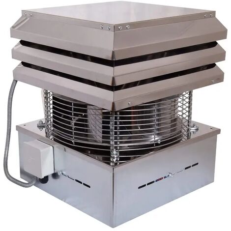Gemi Elettronica – Extracteur de fumée pour cheminée – Ventilateur radial électrique – Résistance jusqu'à 700 °C – Débit 3800 m³/h – Régulateur 6 vitesses