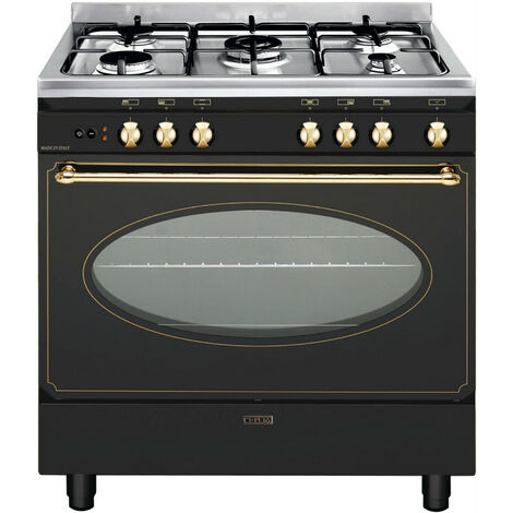 Gemischter herd 98l 5 brenner blacksortkeystring - Glem - GU850CER