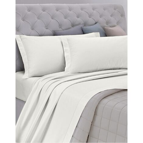 GEMITEX Completo Letto Made in Italy FLANELLA in 100% Cotone, Matrimoniale, Linea Enjoy, TINTA UNITA BEIGE, con TRATTAMENTO ANTIPILLING, INVERNALE, CALDO E RISPARMI SUL RISCALDAMENTO 