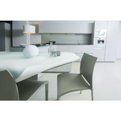 GEMITEX MOLLETTONE PROTEGGITAVOLO MADE IN ITALY ANTISCIVOLO, ANTIURTO, DOUBLE FACE BIANCO/BIANCO, 140X140, ARREDA E PROTEGGE IL TUO TAVOLO DA URTI, GRAFFI E LIQUIDI, rifitino con bordo tagliacuci