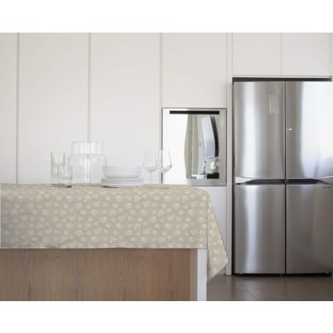 GEMITEX TOVAGLIA FELPATA CERATA IN PVC DECORO SHABBY 282 CUORI 120X190 MADE IN ITALY