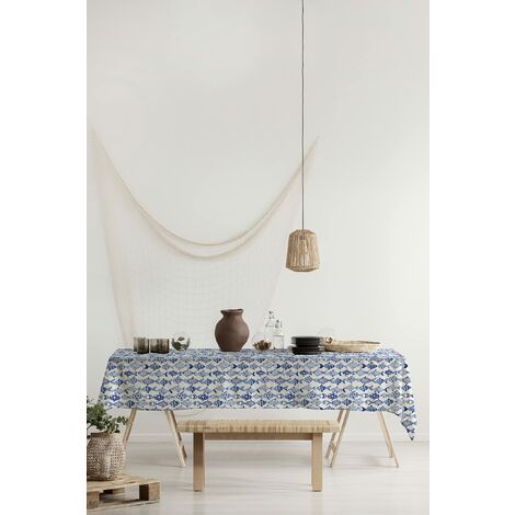 GEMITEX Tovaglia Felpata Cerata Made in Italy, IMPERMEABILE,ANTIMACCHIA, TRENDY, PRATICA, RESISTENTE, IGIENIZZABILE, ARREDA E PROTEGGE il tuo tavolo in casa, in veranda, in giardino, in barca, al mare