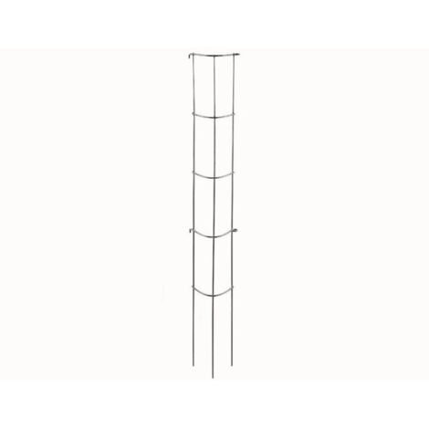 Gemüse-Rankturm silber pulverbeschichtet 110 cm