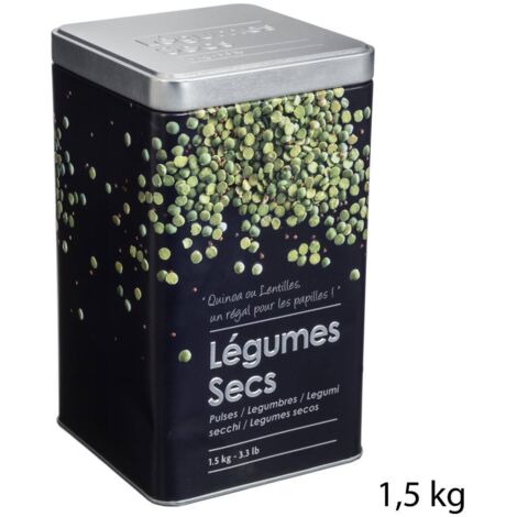 Gemüsebox 1,5kg black edition schwarz metall - 5five