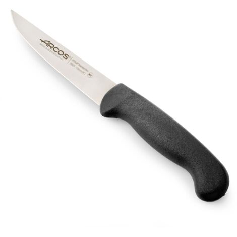 Gemüsemesser Arcos 2900 - Prof  290125 Edelstahl Nitrum mango ergonomisches schwarzes Polypropylen  und 10 cm Klinge, Vitrine