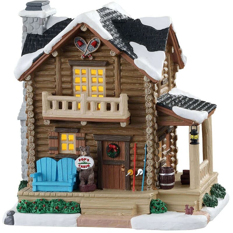 Lemax Gemütliche Hütte Für Weihnachtsdorf - Pop's Cabin