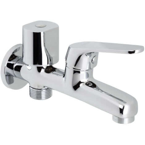 GENEBRE 1024 04 Grifo Doble Combinable 1/2"-3/4 Y Aireador - ref: 1024 04
