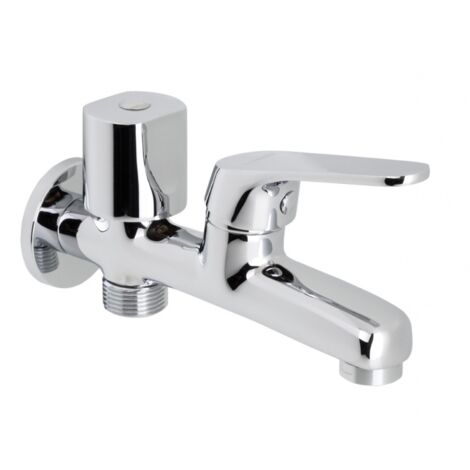 GENEBRE 1024 04 Grifo Doble Combinable 1/2"-3/4 Y Aireador - ref: 1024 04