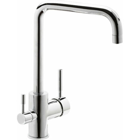 GENEBRE 65702 18 45 66 TAU Grifo Monomando Fregadero 3 Vías Cold Start Cromo - ref: 65702 18 45 66