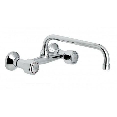 GENEBRE 68104 11 45 66 Grifo Bimando Fregadera Mural 20cm - ref: 68104 11 45 66