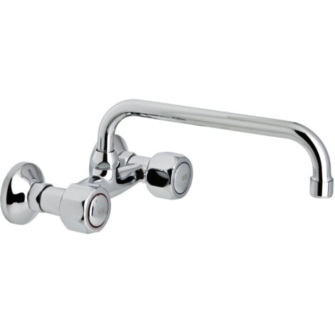 GENEBRE 68193 11 45 66 GAMMA Grupo Mural Fregadero 15Cm Caño Tubo Alto 24 cm - ref: 68193 11 45 66