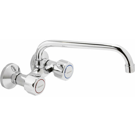 GENEBRE 68195 11 45 66 GAMMA Grupo Mural Fregadero 11Cm Caño Tubo Alto 18 cm - ref: 68195 11 45 66