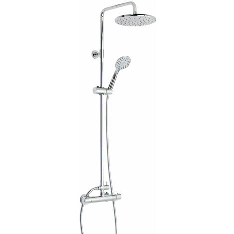 GENEBRE CT67110 19 OSLO Columna Termostática Fija con Equipo de Ducha