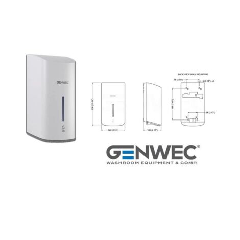 genebre dispensador automatico blanco 1100 ml ref gw04 99080008
