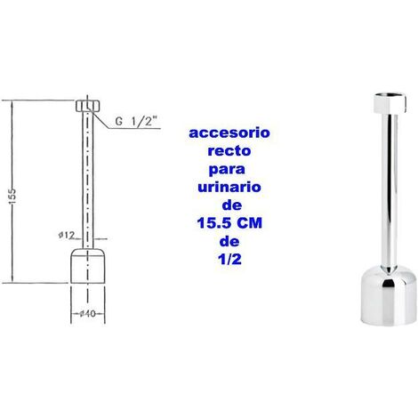 GENEBRE genebre rep-bajante urinario recto de 15,5 cmx1-2  1017 04
