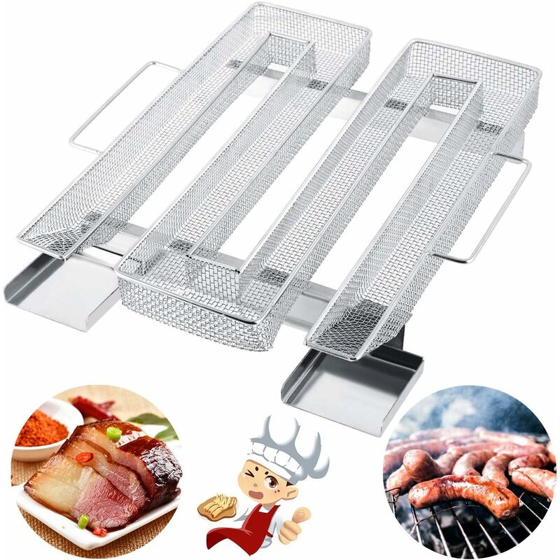 

Generador de humo Generador de humo frío Generador de humo frío de acero inoxidable para hervidor grill Ahumador y horno de ahumado 22,5 x 21 x 4 cm