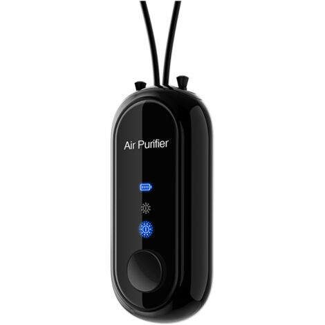 Generador de iones compacto y portátil para llevar alrededor del cuello, purificador de aire profesional, mini dispositivo de purificación.