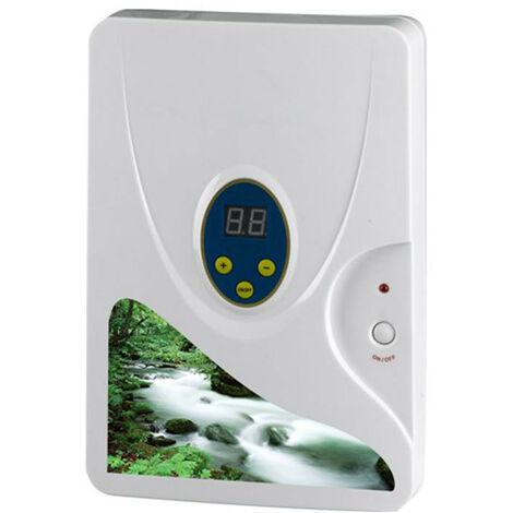 Generador de ozono 600 Mg/H Esterilizador de agua hidropónico Carne Verduras Máquinas Generador de ozono digital Desintoxicación de frutas Ozono, accesorio de jardín de vegetales y frutas