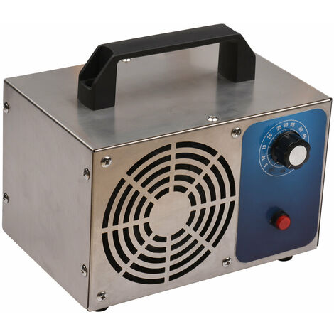 Generador de ozono digital Purificador de aire Ionizador Desodorante Esterilizador para baño Cocina Sala de estar Eliminar fumar Cocinar Mascotas Olor 5,000 mg / h Enchufe de la UE (Enchufe de la UE)