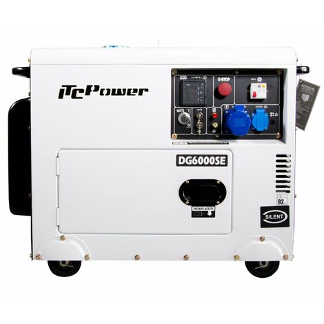 Generador diesel insonorizado arranque electrico con ATS 5300w