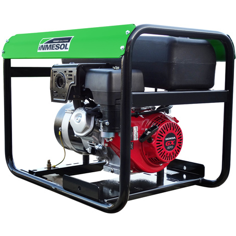 Generador eléctrico Honda 5500w (5,5 kVA) 230v Monofásico Gasolina Grupo electrógeno INMESOL AH-