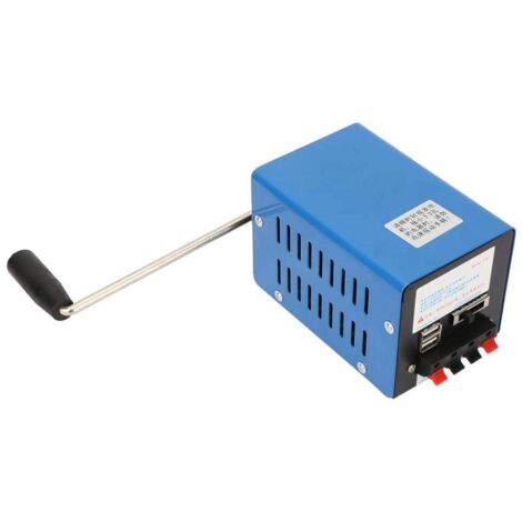 Generador MINKUROW 20w Generador De Carga De Manivela De Mano De Alta Potencia Portátil 2000rpm Generador De Carga Usb Motor Dyna De Emergencia Para Viento De Senderismo