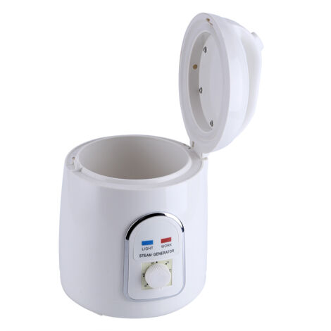 Generador portátil para sauna de 1,5-1,8 L con carcasa de PP blanca y capacidad máxima de 850 W - caldera de vapor para sauna.