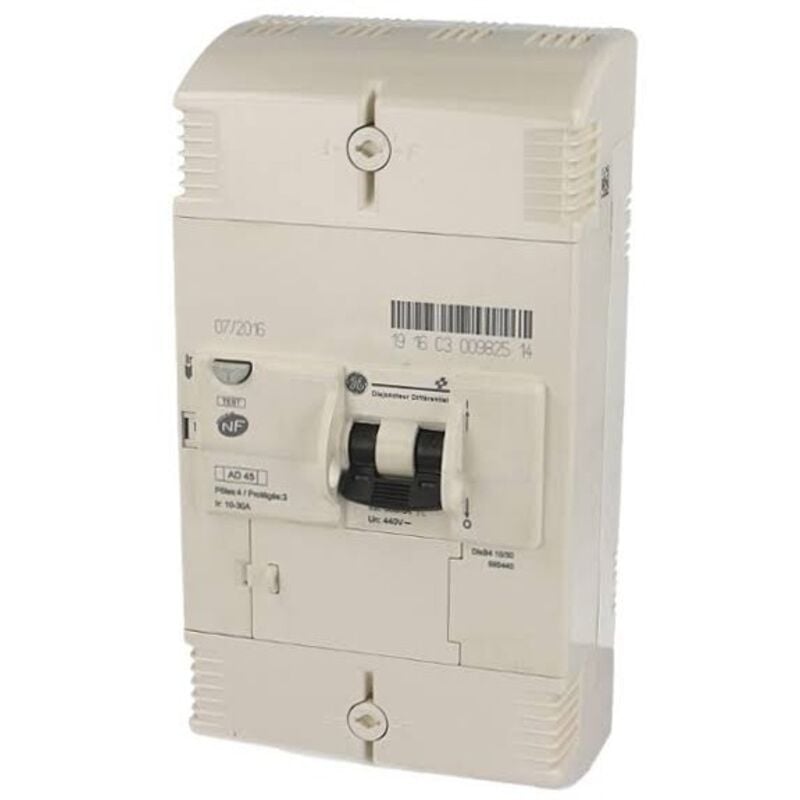 585442 Disjoncteur de branchement edf 500mA type 4P 10-30A - Sélectif - General Electric