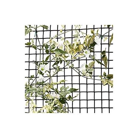 General Purpose Garden Mesh Outdoor Indoor Fencing Plant Support Plastic Mesh Netting for Climbing Plants Protection Allotment Cover Pest Deterrent Heavy Duty Brown - 20mm, 0.5 x 5m