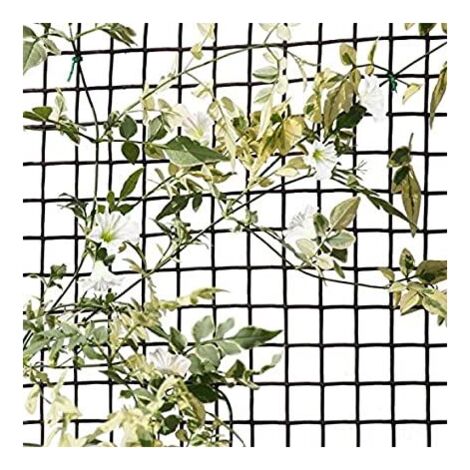 General Purpose Garden Mesh Outdoor Indoor Fencing Plant Support Plastic Mesh Netting for Climbing Plants Protection Allotment Cover Pest Deterrent Heavy Duty Brown - 20mm, 0.5 x 5m