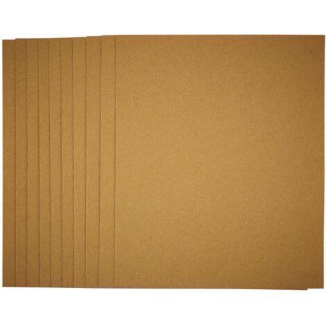 General Purpose Sanding Sheets, 230 x 280mm, 60 Grit (Pack of 10) (37778)