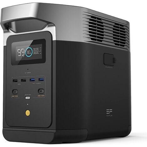 [GENERALÜBERHOLT] EF ECOFLOW DELTA 2 Tragbare Powerstation 1024Wh, Solargenerator erweiterbarer Kapazität bis zu 3kWh, für Camping, Wohnmobile