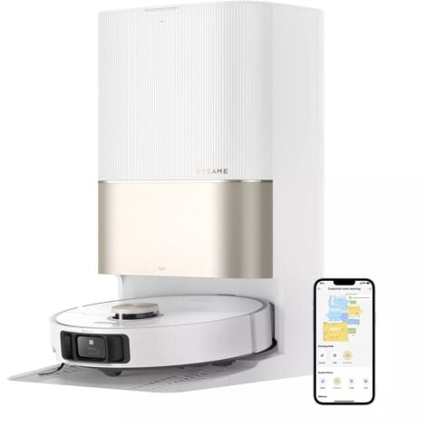 [GENERALÜBERHOLTES PRODUKT] Dreame X40 ultra complete Staubsauger Roboter mit Absaugstation,Saugroboter mit Wischfunktion 12000Pa Weiß