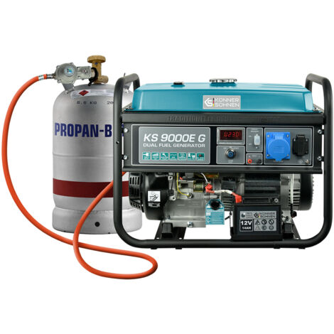 Générateur à essence/gaz "Könner & Söhnen" 6500 W KS 9000E G AVR